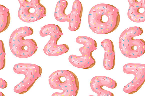 Pink Donuts, Font & Patterns in Objects - product preview 8