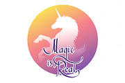 Unicorn magic label