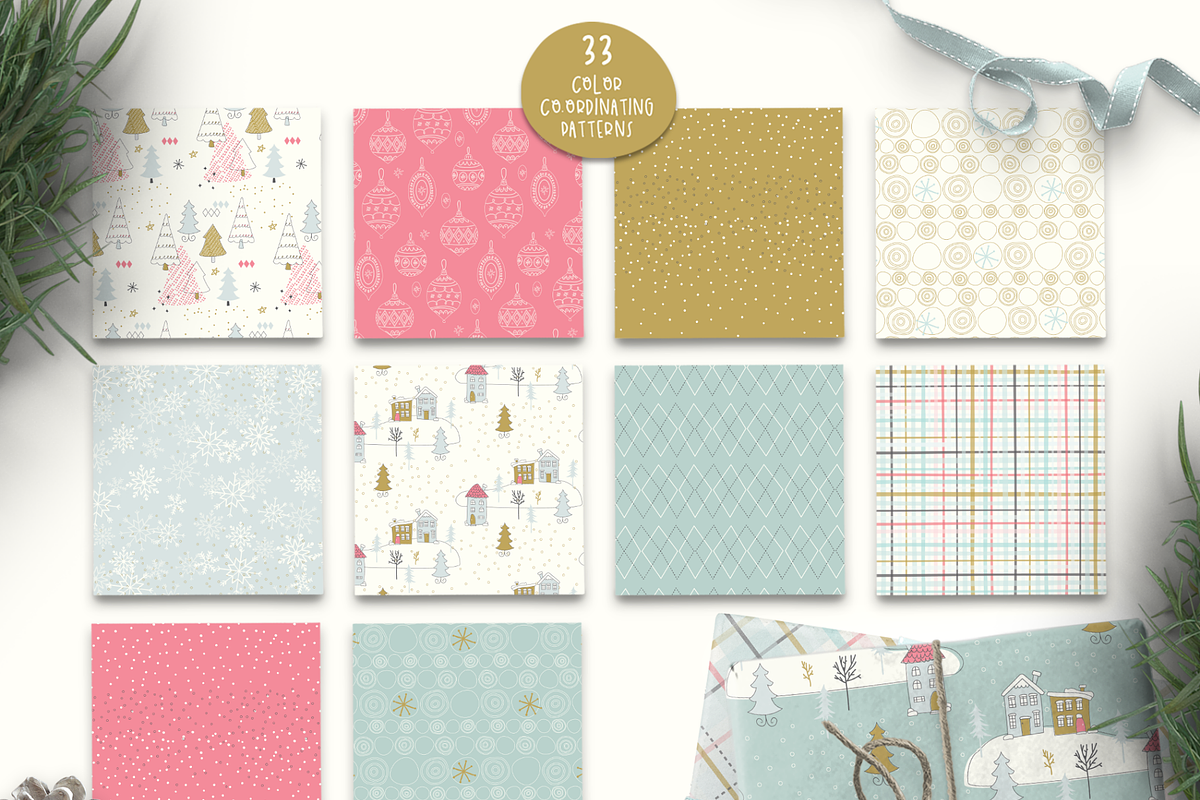 Merry Cheery Clip Art & Patterns in Illustrations - product preview 8