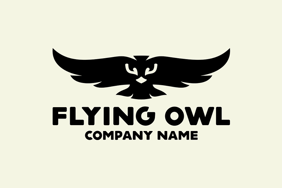 Flying Owl logo in Logo Templates - product preview 8