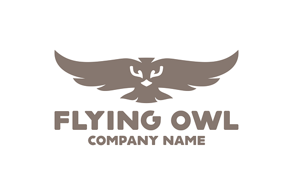 Flying Owl logo in Logo Templates - product preview 1