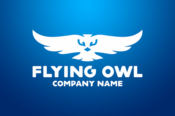 Flying Owl logo in Logo Templates - product preview 2