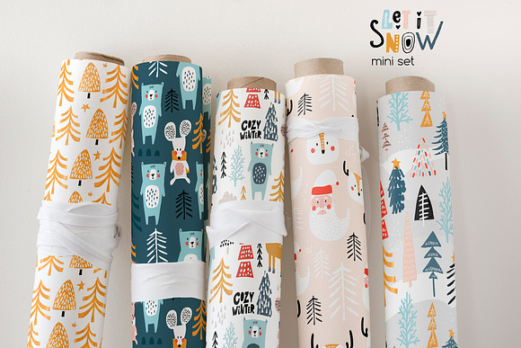 Let it snow. Winter mini set in Patterns - product preview 2