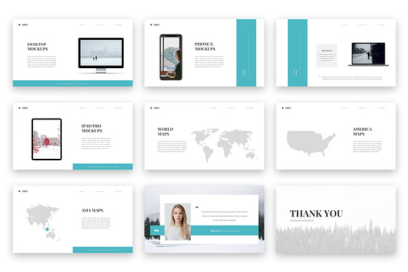 Arky Powerpoint Template in PowerPoint Templates - product preview 5