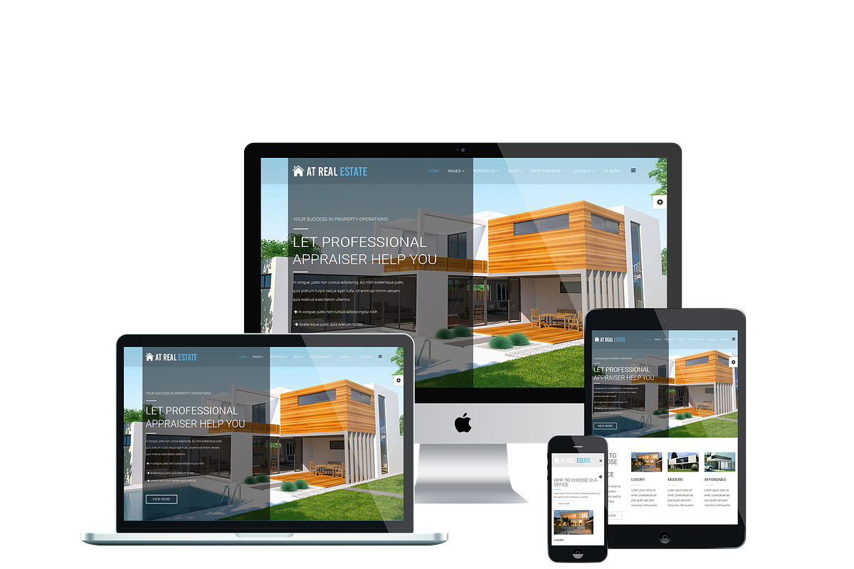 AT Real Estate Joomla! template in Joomla Themes - product preview 8