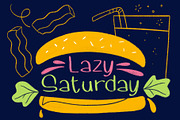 Lazy Saturday font