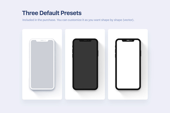 20 Minimalist & Flat Devices Mockups in Mobile & Web Mockups - product preview 1
