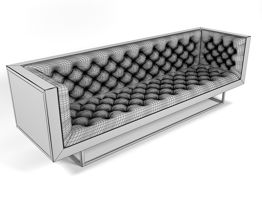 Milo Baughman velvet sofa in Furniture - product preview 5