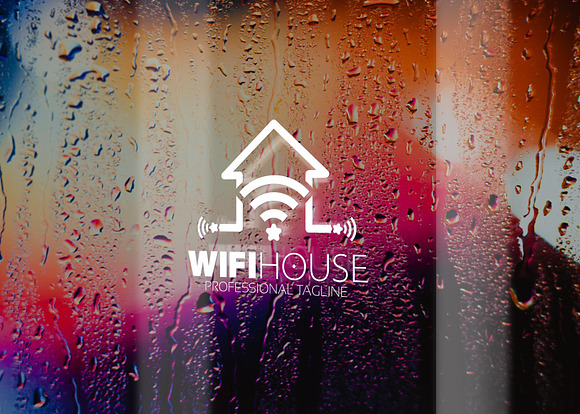 Wifi House Star and Smart Logo in Logo Templates - product preview 5