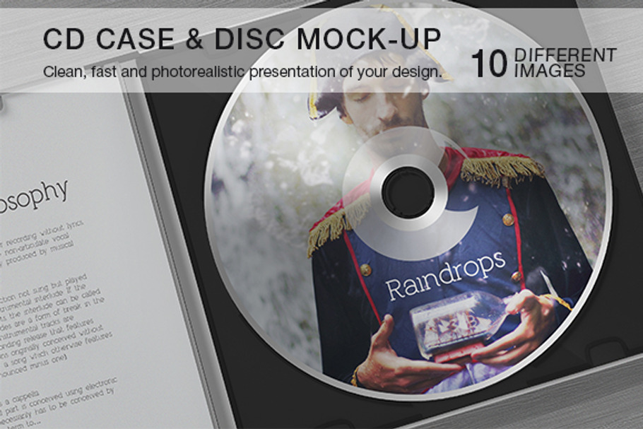 CD Case & Disc Mock-up in Product Mockups - product preview 8