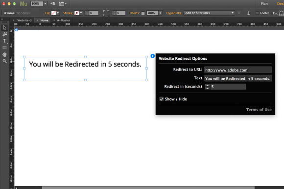 Website Redirect Adobe Muse Widget in Photoshop Plugins - product preview 1