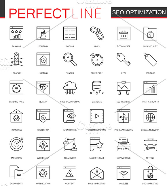 180 Perfect Line concept icons in Communication Icons - product preview 5