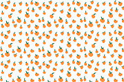 Orange Peaches Pattern
