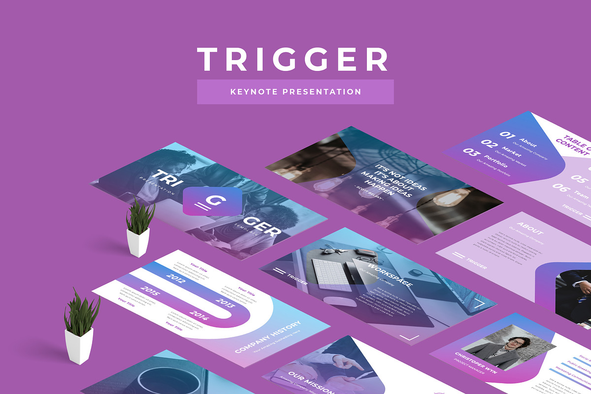Trigger Business Keynote in Keynote Templates - product preview 8