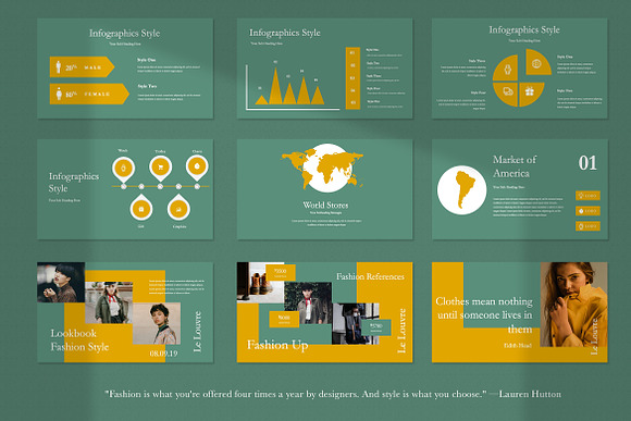 Le Louvre Presentation Powerpoint in PowerPoint Templates - product preview 4