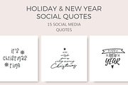 Holiday Social Quotes (15 Images)