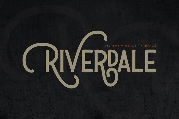 Riverdale in Display Fonts - product preview 12