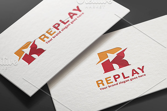 Replay Letter R Logo in Logo Templates - product preview 1