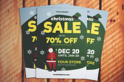 Christmas Santa Sale Flyer