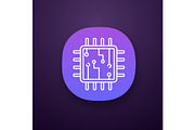 Computer chip app icon