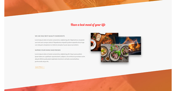 Meat Me - Restaurant Landing Page in HTML/CSS Themes - product preview 1