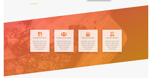 Meat Me - Restaurant Landing Page in HTML/CSS Themes - product preview 2