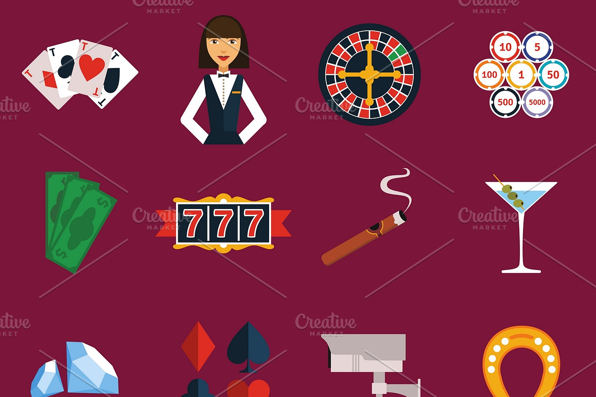 Casino and gambling icons set in Icons - product preview 8