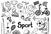 Doodle sport equipment set