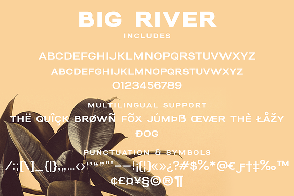 Big River sans and script font duo in Scrapbooking Fonts - product preview 7