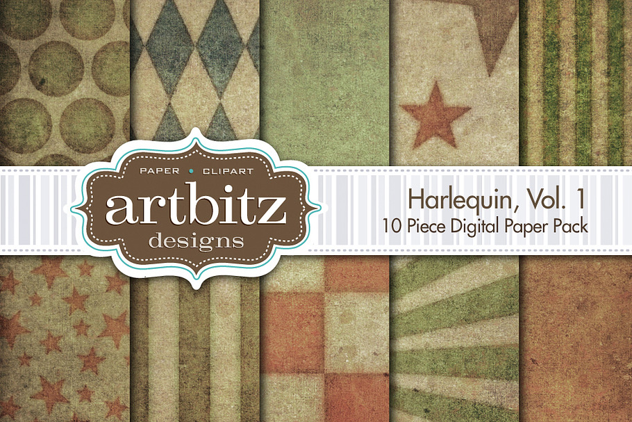 Harlequin V1 Digital Paper in Textures - product preview 8