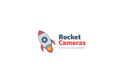 Rocket Cameras Logo Template