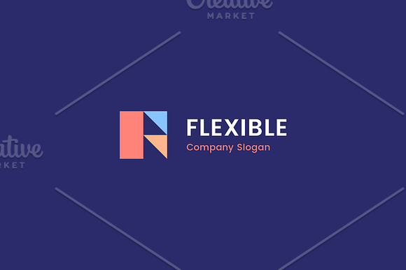 FLEXIBLE - Letter F Logo in Logo Templates - product preview 2
