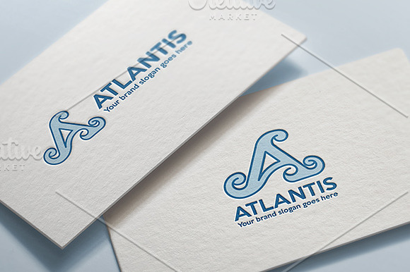 Atlantis Letter A Logo in Logo Templates - product preview 1