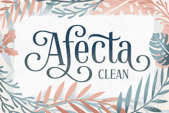 Afecta Clean in Scrapbooking Fonts - product preview 2