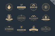 16 Vintage Logotypes or Badges