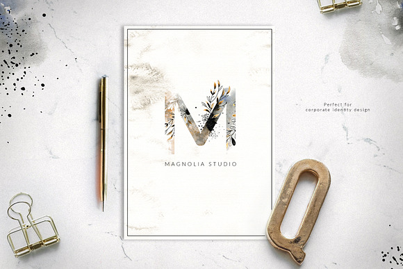 Alphabet Interrupted Watercolor Set in Illustrations - product preview 5