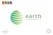 Earth Connect Logo Template