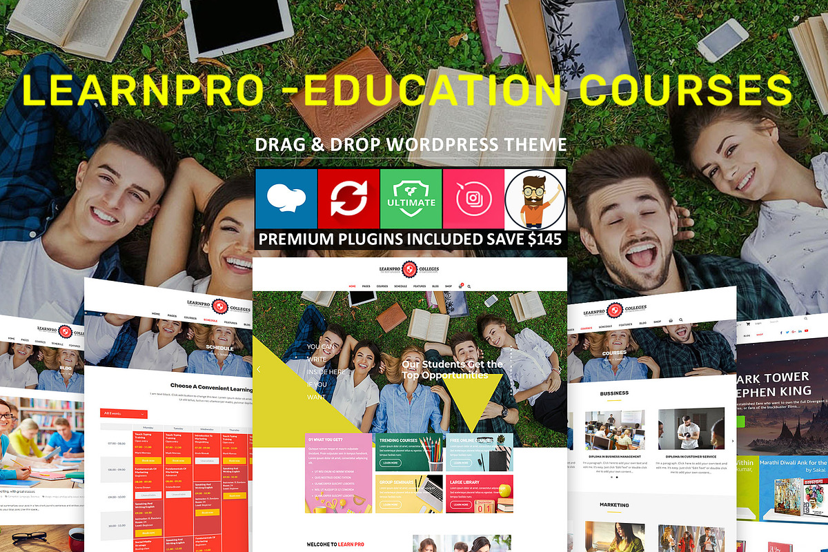 Learnpro - Education Courses Theme in WordPress Business Themes - product preview 8