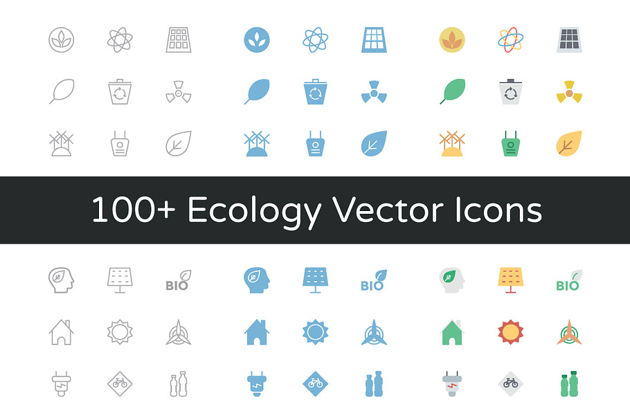100+ Ecology Vector Icons