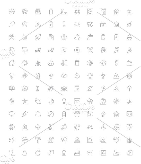 100+ Ecology Vector Icons in Graphics - product preview 3