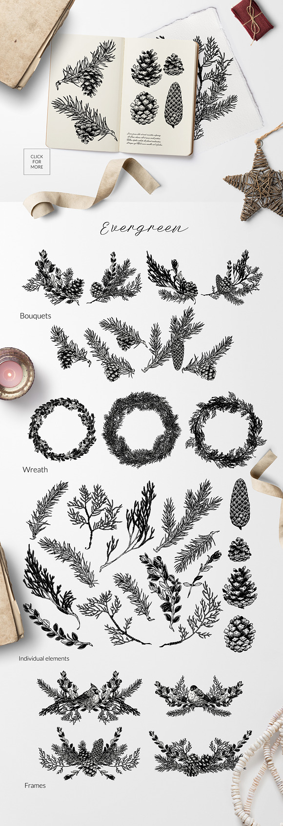 WINTER BREATH. Graphic Collection in Illustrations - product preview 2