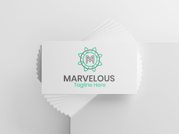 Marvelous - Letter M Logo in Logo Templates - product preview 1