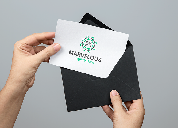Marvelous - Letter M Logo in Logo Templates - product preview 2