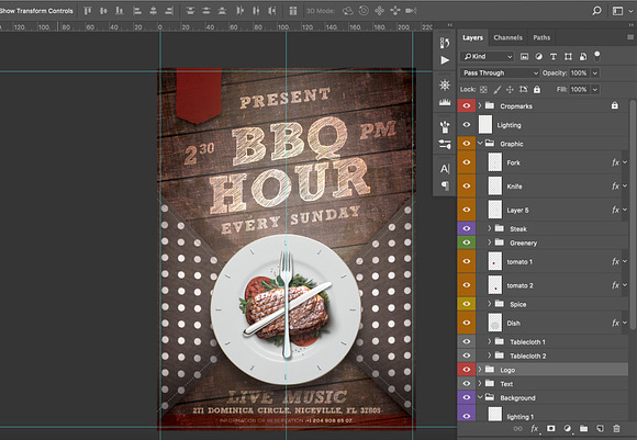 BBQ Hour Flyer in Flyer Templates - product preview 4
