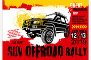 Off Road Rally Poster