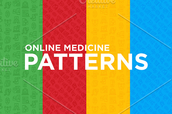 Online Medicine Patterns Collection in Patterns - product preview 5