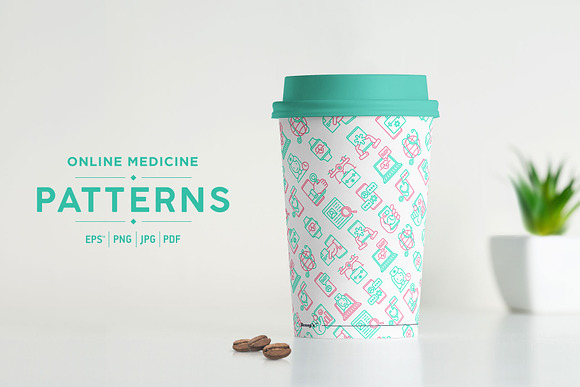 Online Medicine Patterns Collection in Patterns - product preview 6