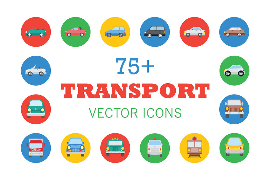 75+ Transport Vector Icons