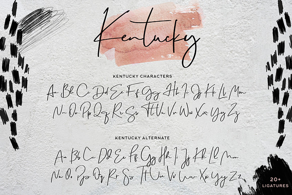 Kentucky Font in Script Fonts - product preview 7