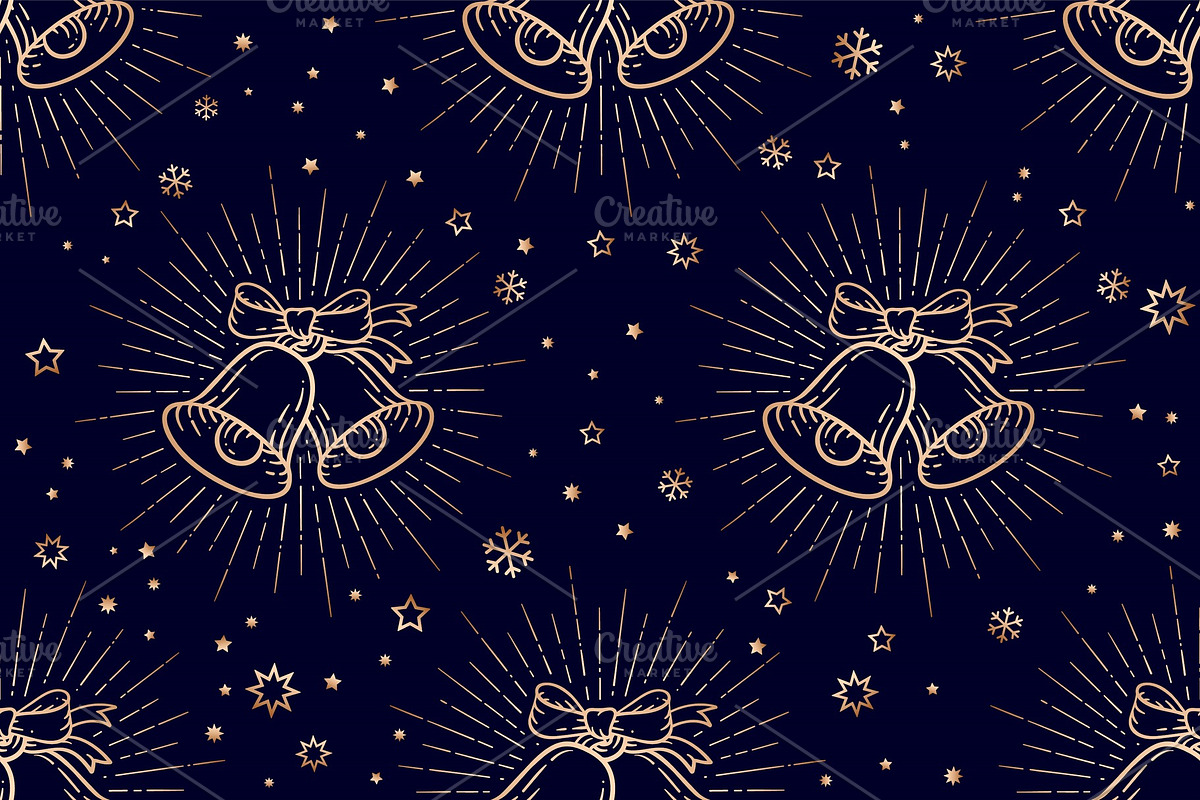 Christmas pattern. Seamless in Illustrations - product preview 8